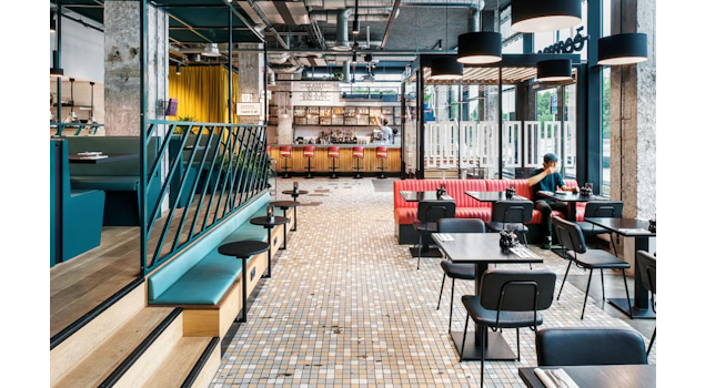 Crafting Connectivity and Culinary Delights: Commons Restaurant in the Heart of Rotterdam. The epitome of modern culinary design in the heart of Rotterdam's social scene design by Studio Königshausen.